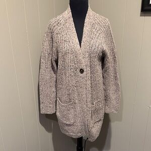 B22 Madewell Women Small Knit Multi Color Cozy Cottagecore Casual Cardigan